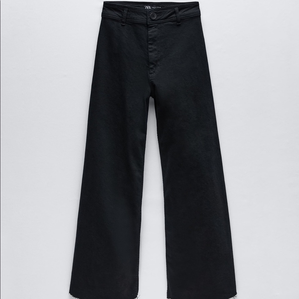 Zara Marine Straight Black Jeans